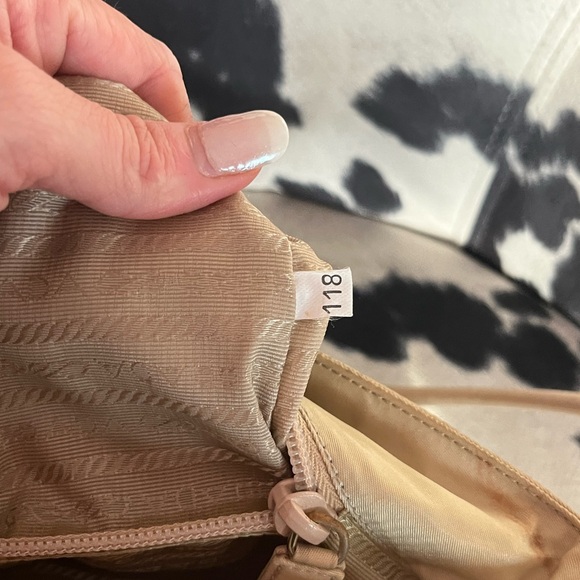 Prada Cream Nylon Shoulder Bag - Picture 14 of 16